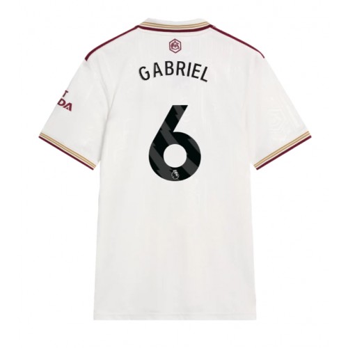 Arsenal Gabriel Magalhaes #6 Replica Third Stadium Shirt 2025-26 Short Sleeve Arsenal Gabriel Magalhaes #6 Replica Third Stadium Shirt 2025-26 Short Sleeve